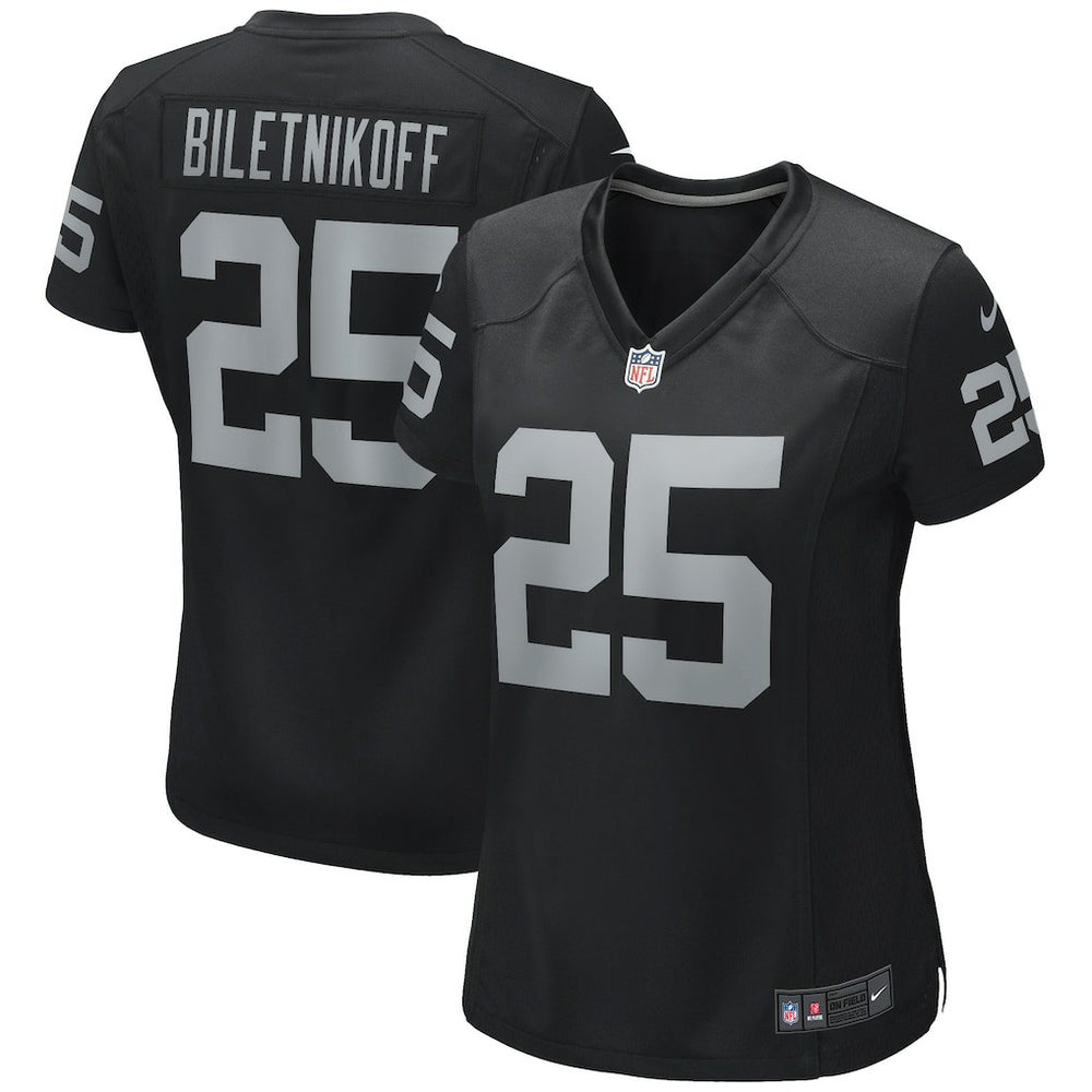 Fred Biletnikoff Women's Game Retired Player Jersey - Las Vegas Raiders Jerseys