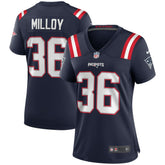 Lawyer Milloy Women's Game Retired Player Jersey - New England Patriots Jerseys