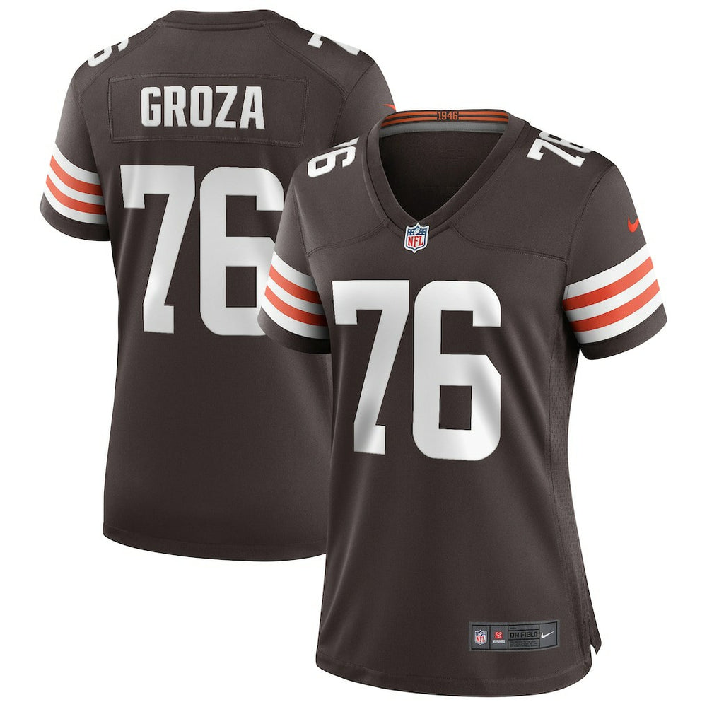Lou Groza Women's Game Retired Player Jersey - Cleveland Browns Jerseys
