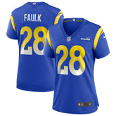 Marshall Faulk Women's Game Retired Player Jersey - Los Angeles Rams Jerseys
