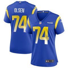 Merlin Olsen Women's Game Retired Player Jersey - Los Angeles Rams Jerseys