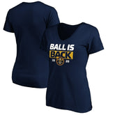 Denver Nuggets Women's Ball Is Back V-Neck T-Shirt sale