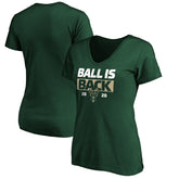 Milwaukee Bucks Women's Ball Is Back V-Neck T-Shirt