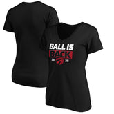 Toronto Raptors Women's Ball Is Back V-Neck T-Shirt
