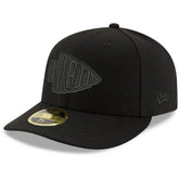 Alternate Logo Black on Black Low Profile 59FIFTY II Fitted Hat - Kansas City Chiefs Hats