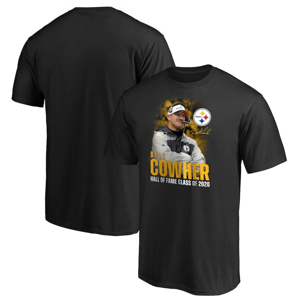 Bill Cowher 2020 Pro Football Hall of Fame Inductee Coach Graphic T-Shirt - Pittsburgh Steelers T-shirts