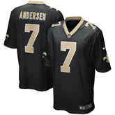 Morten Andersen Game Retired Player Jersey - New Orleans Saints Jerseys