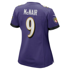 Steve McNair Women's Game Retired Player Jersey - Baltimore Ravens Jerseys