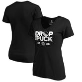 NHL Boston Bruins Women's Drop the Puck V-Neck T-Shirt