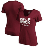 NHL Colorado Avalanche Women's Drop the Puck V-Neck T-Shirt