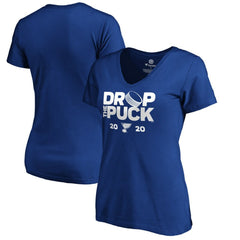 NHL St. Louis Blues Women's Drop the Puck V-Neck T-Shirt
