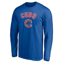 Royal Chicago Cubs Personalized Winning Streak Name & Number Long Sleeve T-Shirt
