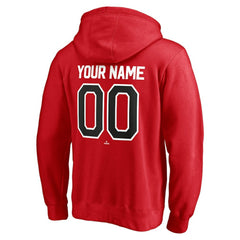 Red Cincinnati Reds Personalized Winning Streak Name & Number Pullover Hoodie