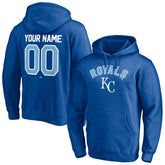 Royal Kansas City Royals Personalized Winning Streak Name & Number Pullover Hoodie