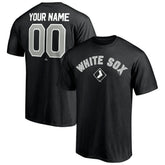 Black Chicago White Sox Personalized Team Winning Streak Name & Number T-Shirt