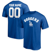 Royal Los Angeles Dodgers Personalized Team Winning Streak Name & Number T-Shirt