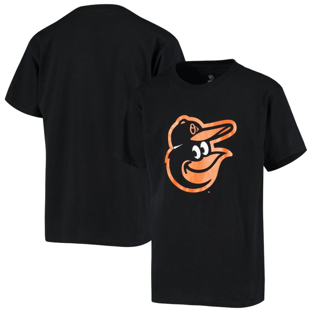 Black Baltimore Orioles Stitches Youth Team Logo T-Shirt