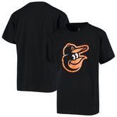 Black Baltimore Orioles Stitches Youth Team Logo T-Shirt