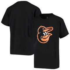 Black Baltimore Orioles Stitches Youth Team Logo T-Shirt