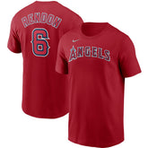 Red Anthony Rendon Los Angeles Angels Nike Name & Number T-Shirt