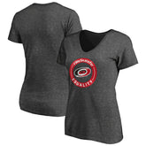 NHL Carolina Hurricanes Women's #WeSkateFor V-Neck T-Shirt