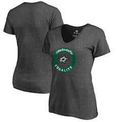 NHL Dallas Stars Women's #WeSkateFor V-Neck T-Shirt