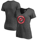 NHL New Jersey Devils Women's #WeSkateFor V-Neck T-Shirt