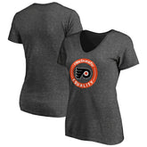 NHL Philadelphia Flyers Women's #WeSkateFor V-Neck T-Shirt