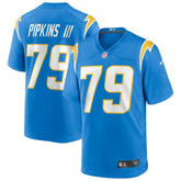 Trey Pipkins III Game Jersey - Los Angeles Chargers Jerseys