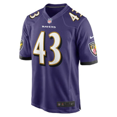 Justice Hill Game Jersey - Baltimore Ravens Jerseys