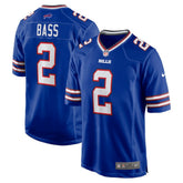 Tyler Bass Game Player Jersey - Buffalo Bills Jerseys