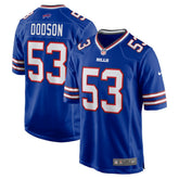 Tyrel Dodson Game Player Jersey - Buffalo Bills Jerseys