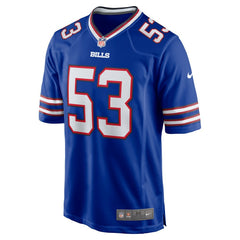Tyrel Dodson Game Player Jersey - Buffalo Bills Jerseys