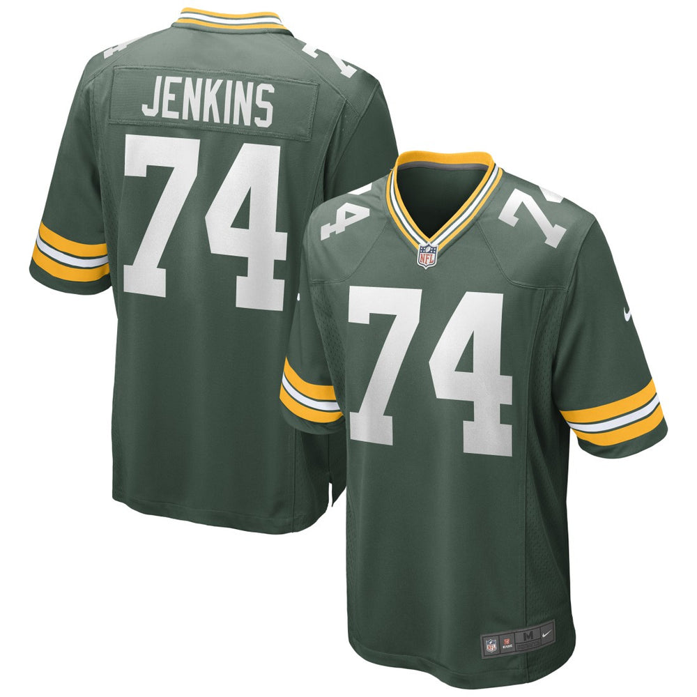 Elgton Jenkins Game Jersey - Green Bay Packers Jerseys