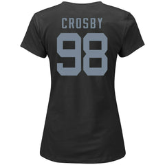Maxx Crosby Women's Plus Size Name & Number V-Neck T-Shirt - Las Vegas Raiders T-shirts