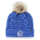 NHL Vancouver Canucks '47 Women's Logo Meeko Cuffed Knit Hat with Pom