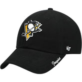 NHL Pittsburgh Penguins '47 Women's Team Miata Clean Up Adjustable Hat