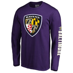 Hometown Long Sleeve T-Shirt - Baltimore Ravens T-shirts