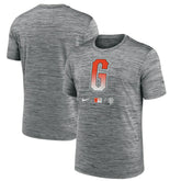 Anthracite San Francisco Giants Nike City Connect Practice T-Shirt