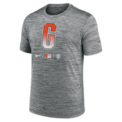 Anthracite San Francisco Giants Nike City Connect Practice T-Shirt