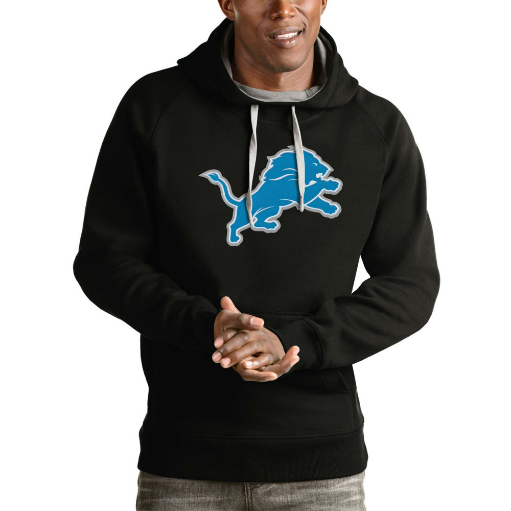 Antigua Victory Pullover Hoodie - Detroit Lions Hoodies