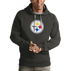 Antigua Victory Pullover Hoodie - Pittsburgh Steelers Hoodies