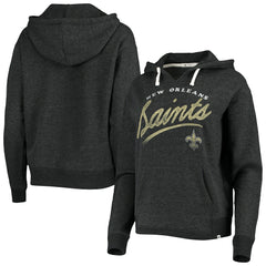 '47 Women's Cross Script Emerson Hoodie - New Orleans Saints Hoodies