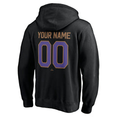 Black Arizona Diamondbacks Cooperstown Winning Streak Personalized Name & Number Pullover Hoodie