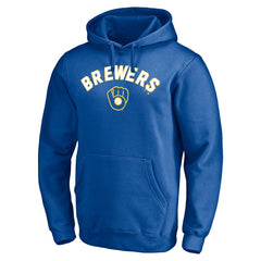Royal Milwaukee Brewers Cooperstown Winning Streak Personalized Name & Number Pullover Hoodie