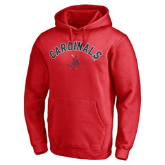 Red St. Louis Cardinals Cooperstown Winning Streak Personalized Name & Number Pullover Hoodie