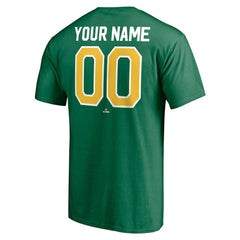 Kelly Green Athletics Cooperstown Winning Streak Personalized Name & Number T-Shirt