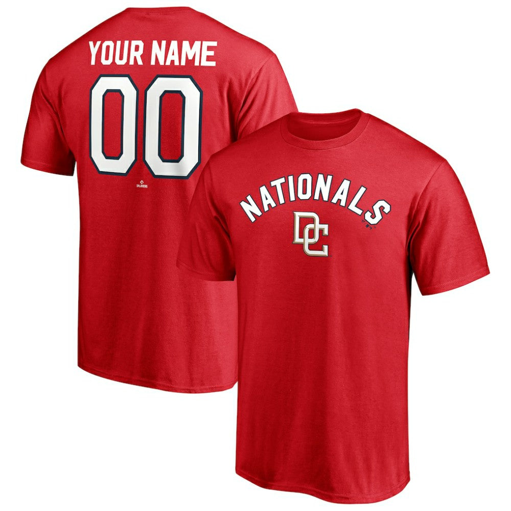 Red Washington Nationals Cooperstown Winning Streak Personalized Name & Number T-Shirt