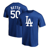 Royal Mookie Betts Los Angeles Dodgers Fanatics Big & Tall Name & Number T-Shirt