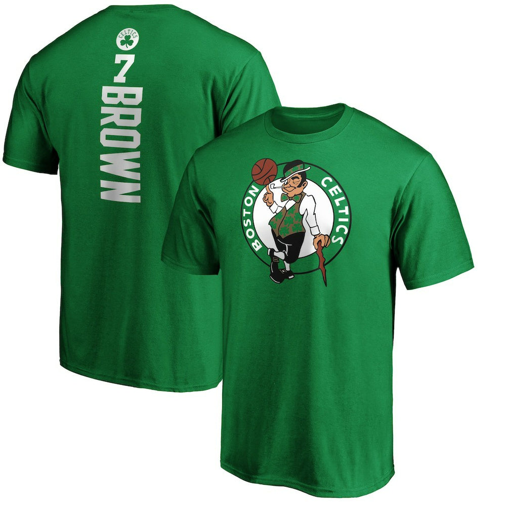 Jaylen Brown Boston Celtics Playmaker Name & Number T-Shirt